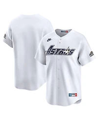 Nike Men's White Houston Astros Throwback Cooperstown Collection Limited Jersey