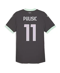 Puma Men's Christian Pulisic Charcoal Ac Milan 2024/25 Third Authentic Player Jersey