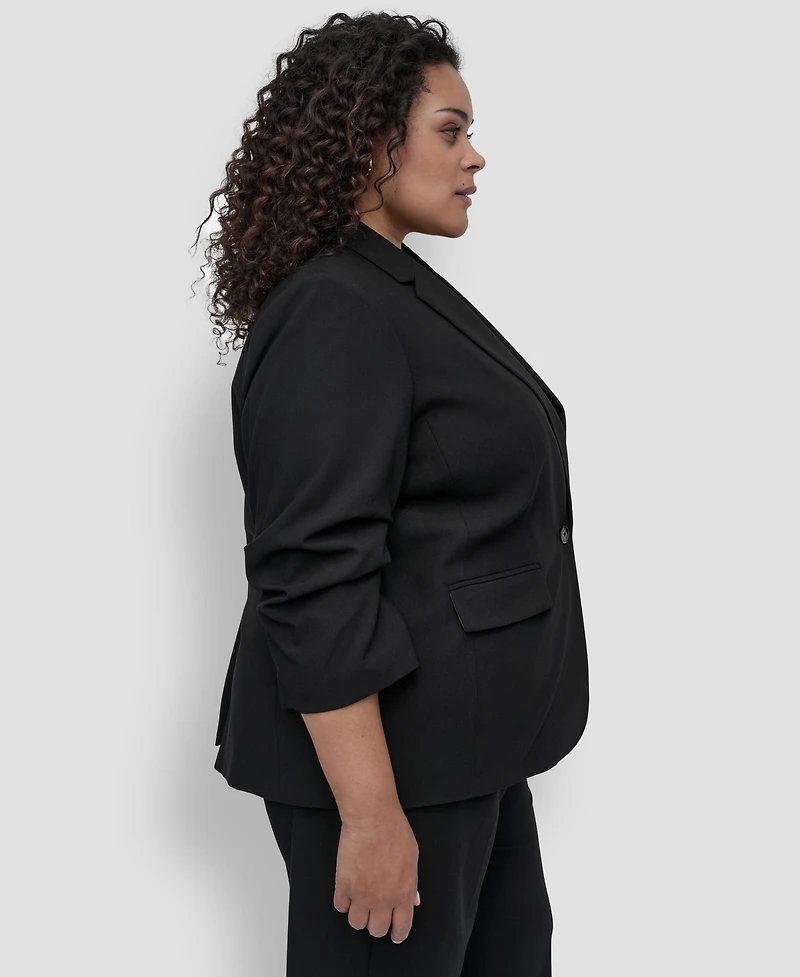 Dkny Plus 3/4-Sleeve Madison Jacket