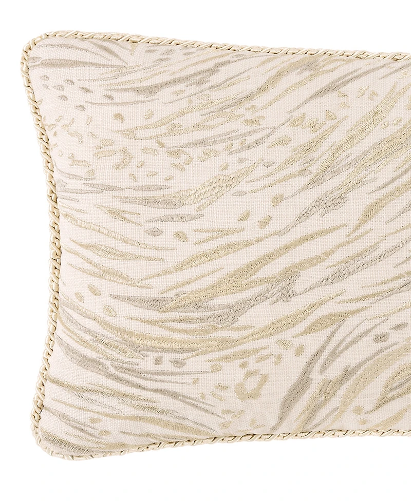 Rose Tree Cara Embroidered Boudoir Decorative Pillow, 19" x 13"
