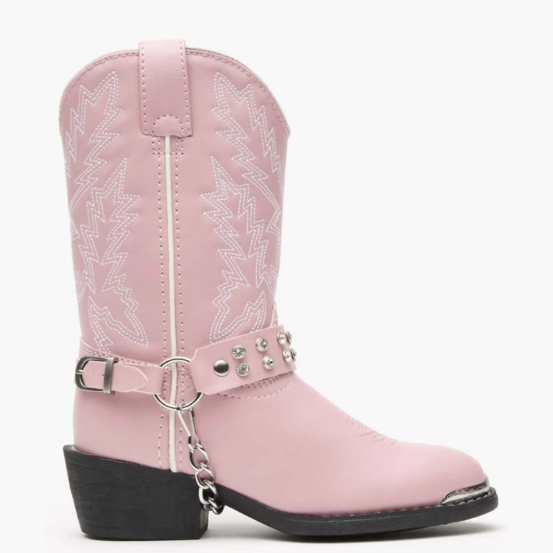 Durango Kids Lil' Pink Rhinestone Western Boot