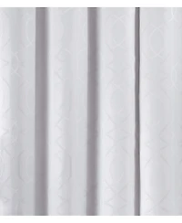 Kate Aurora Modern Living 2 Pack Aries Geometric Light Reducing Grommet Curtains