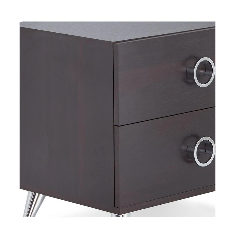 Two-Drawer End Table – A Chic and Practical Addition to Any Room