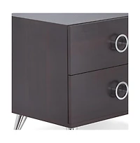 Two-Drawer End Table – A Chic and Practical Addition to Any Room