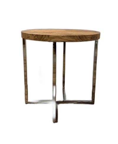 Rustic Modern End Table – Ideal for Living Rooms or Bedrooms