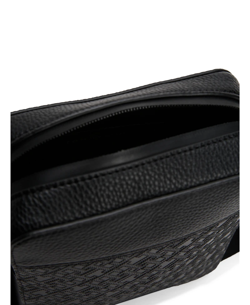 Tommy Hilfiger Men's Monogram Mini Reporter Bag