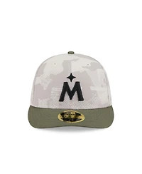 New Era Men's Light Beige/Olive Minnesota Twins 2025 Armed Forces Day Low Profile 59FIFTY Fitted Hat