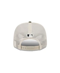 New Era Men's Light Beige/Olive Los Angeles Dodgers 2025 Armed Forces Day 9SEVENTY Adjustable Hat