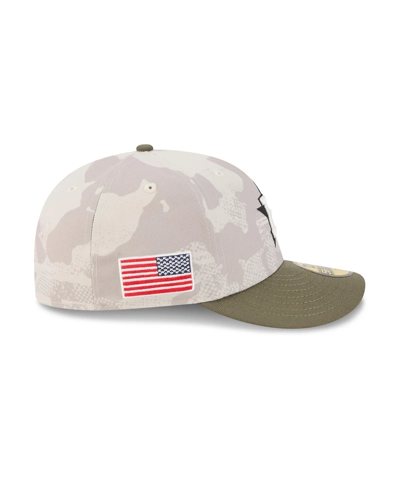 New Era Men's Light Beige/Olive Houston Astros 2025 Armed Forces Day 59FIFTY Fitted Hat