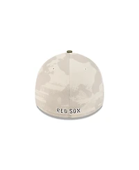 New Era Men's Light Beige/Olive Boston Red Sox 2025 Armed Forces Day 39THIRTY Flex Hat