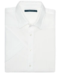 Perry Ellis Men's Linen Short-Sleeve Button-Front Shirt