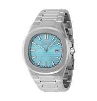 Invicta Men's Speedway Quartz 3 Hand Light Blue Dial Watch