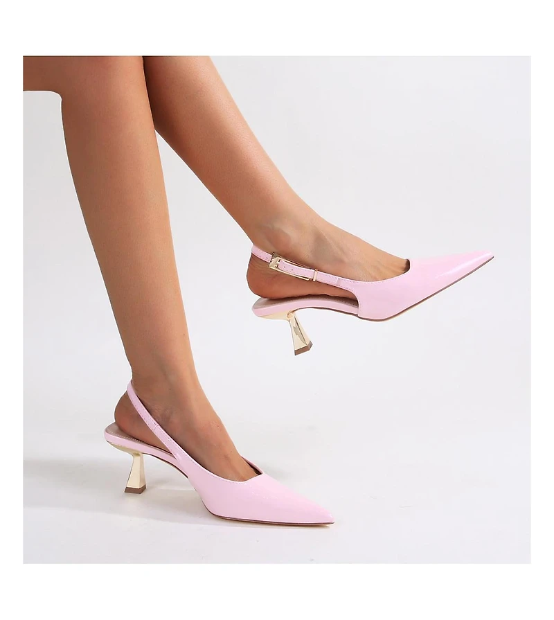 Cassandra Slingback Kitten Heels