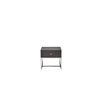 Contemporary End Table with Storage Drawer – Engineered Wood Build