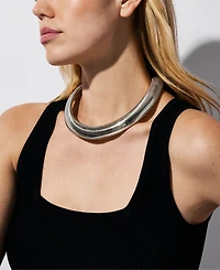 Michael Kors Ribbon Flex Collar Necklace
