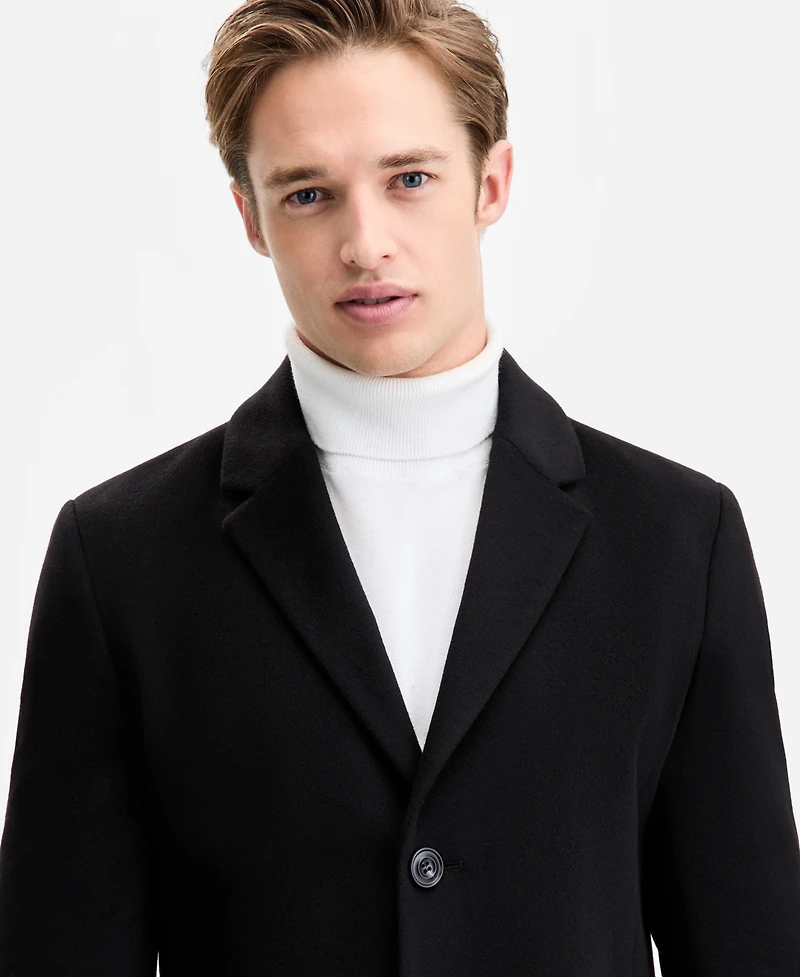 Hugo by Boss Men's Regular-Fit Cashmere Overcoat