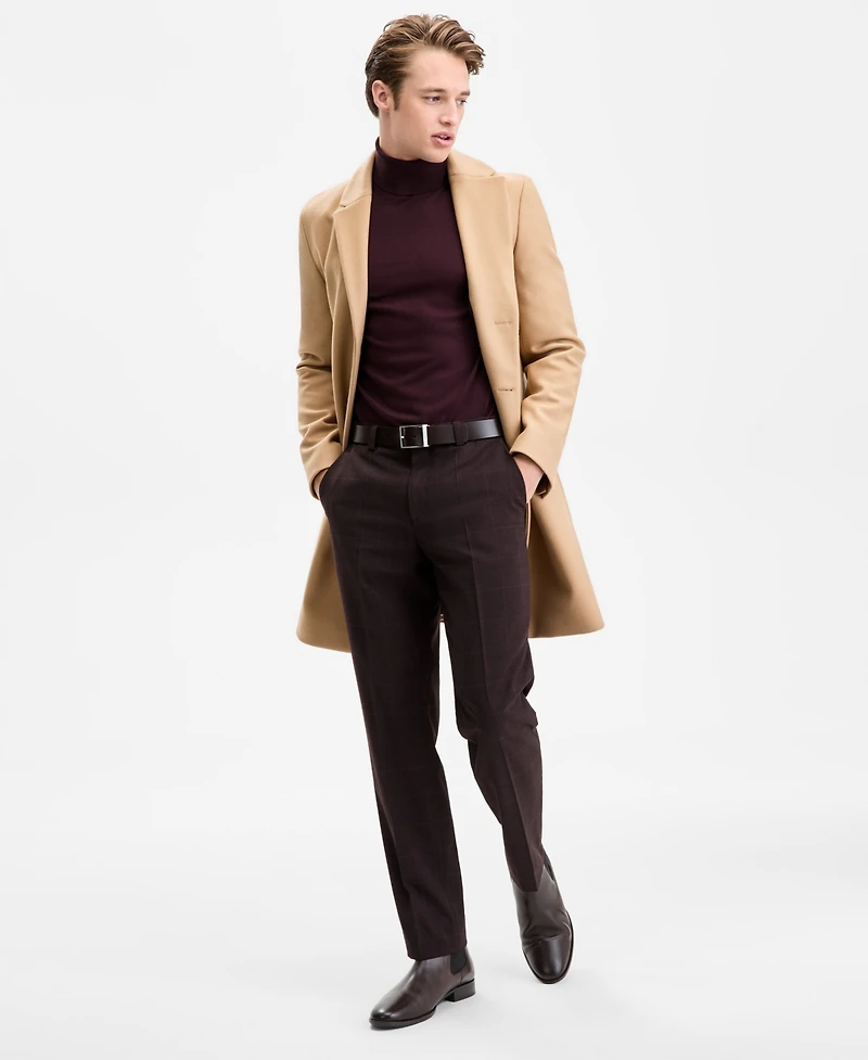 Hugo by Boss Men's Slim-Fit Solid Overcoat