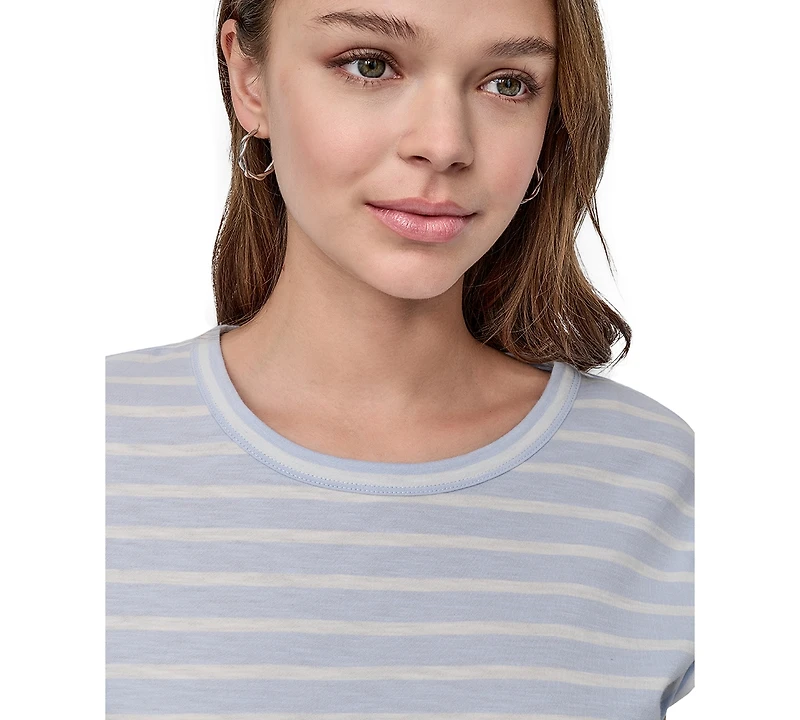 Dkny Jeans Women's Side-Tie Ruched Sleeveless T-Shirt