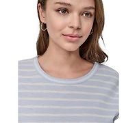 Dkny Jeans Women's Side-Tie Ruched Sleeveless T-Shirt