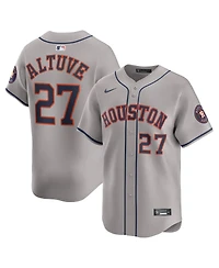 Nike Men's Jose Altuve Gray Houston Astros Road Limited Player Jersey