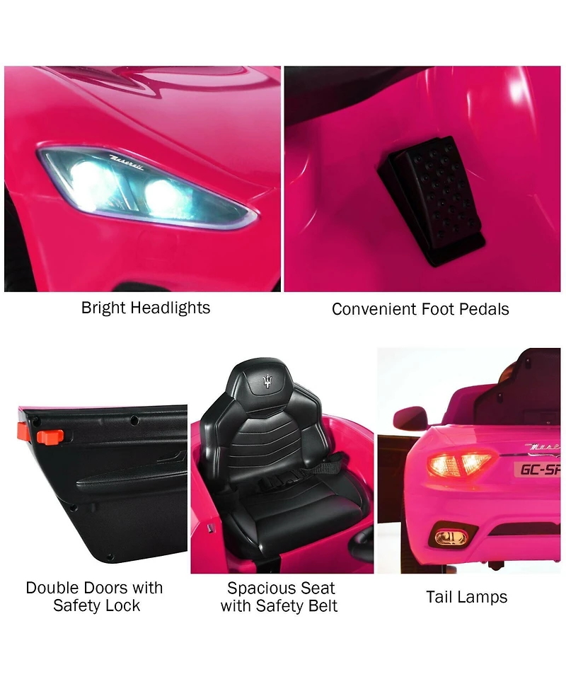 12V Kids Ride-On Car with Remote Control and Lights