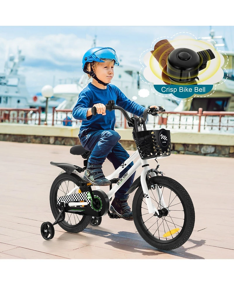 16 Inch Kids Bike with Removable Training Wheels