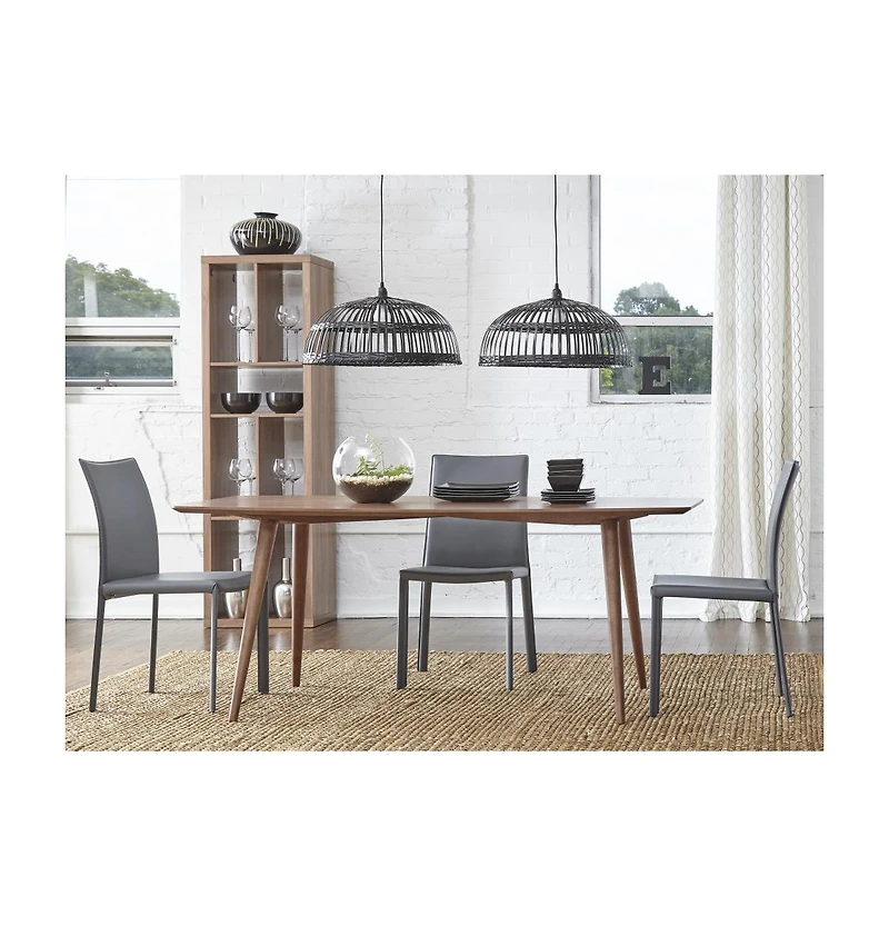 Set of 2 Dining Side Chairs with Padded Seats