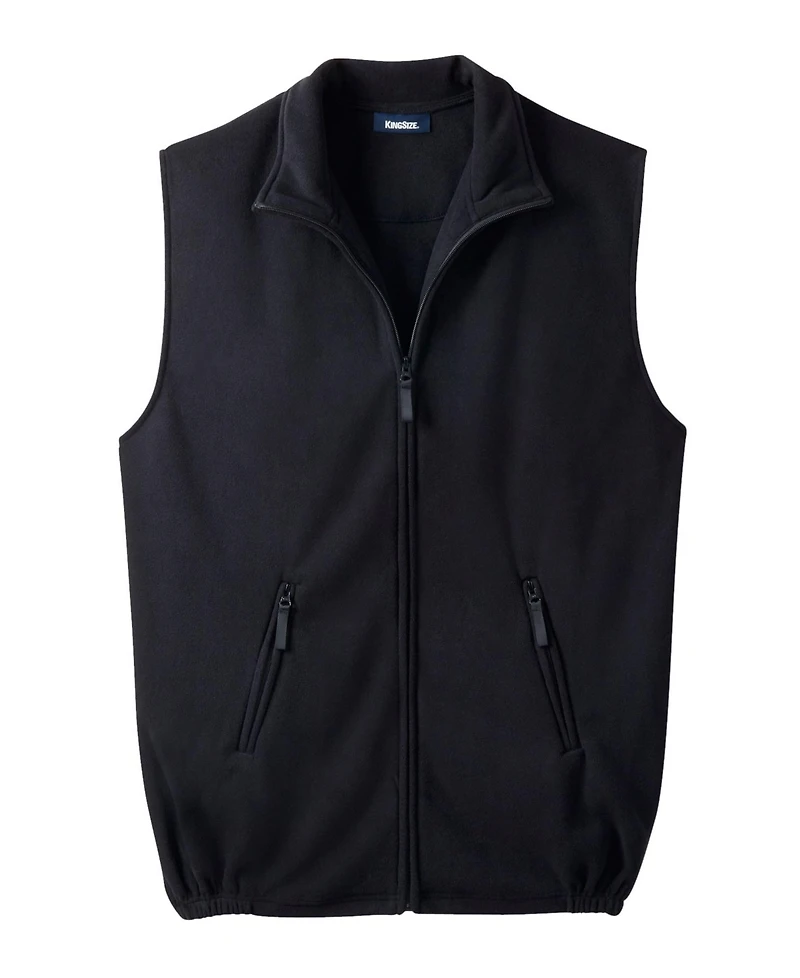 KingSize Big & Tall Explorer Plush Fleece Zip Vest
