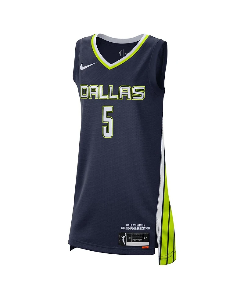 Nike Men's and Women's Paige Bueckers Navy Dallas Wings 2025 Wnba Draft Explorer Edition Victory Player Jersey