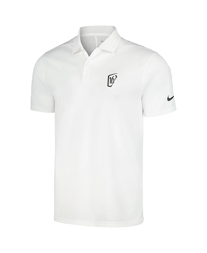 Men's Nike White FedEx St. Jude Championship Victory Performance Polo Shirt