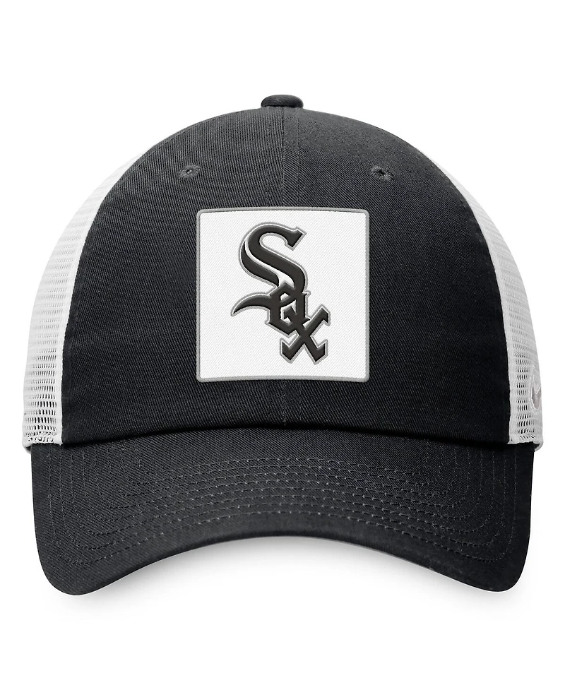 Nike Men's Black Chicago White Sox Rise Adjustable Trucker Hat