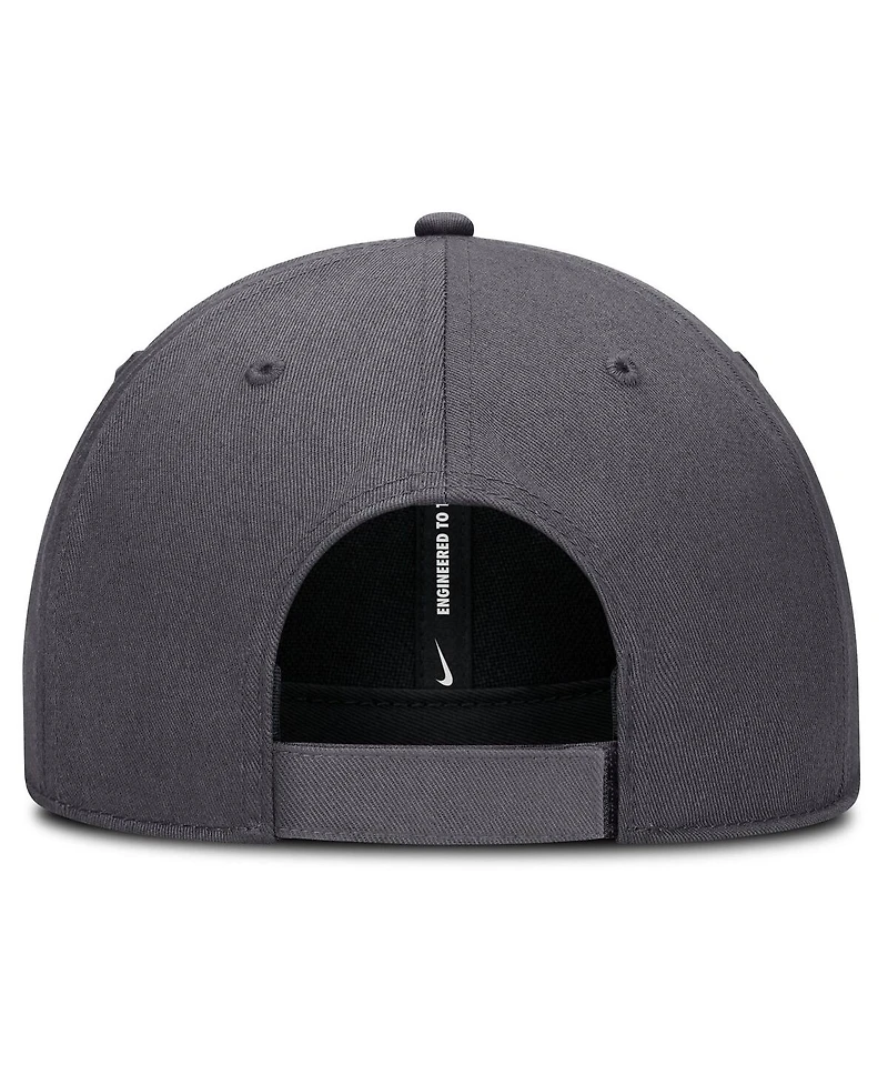 Nike Men's Gray Los Angeles Angels Club Performance Adjustable Hat