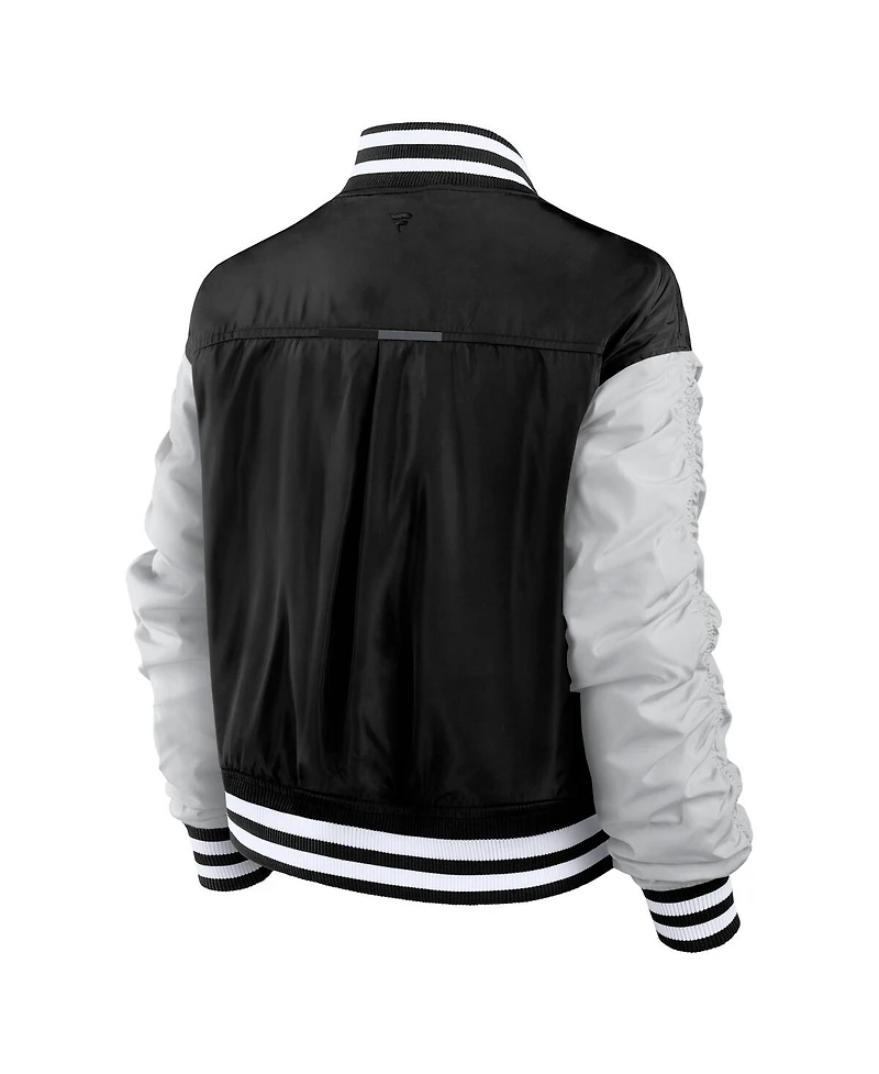 Fanatics Women's Black Chicago Cubs Elements Wave Full-Snap Jacket
