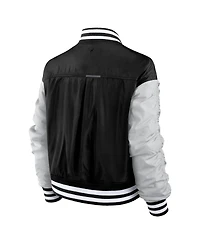 Fanatics Women's Black Chicago Cubs Elements Wave Full-Snap Jacket