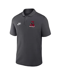 Nike Men's Anthracite Alabama Crimson Tide Primetime Victory Legacy Vault Logo Performance Polo Shirt