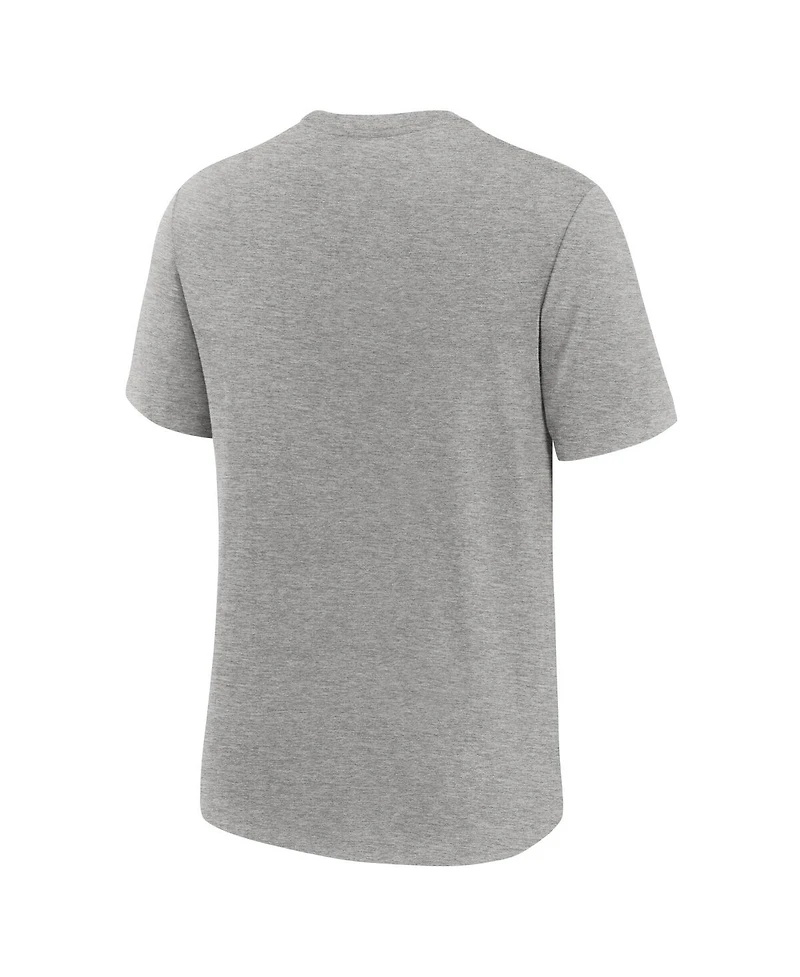 Nike Men's Heather Gray Boston Red Sox Cooperstown Collection Retro Tri-Blend T-Shirt
