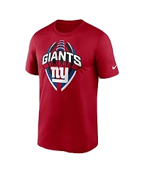 Nike Men's Red New York Giants Legend Icon Performance T-Shirt