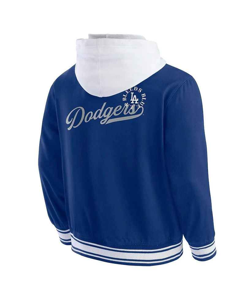 Darius Rucker Collection by Fanatics Men's Royal Los Angeles Dodgers Full-Snap Hooded Jacket