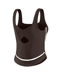 Wear by Erin Andrews Women's Brown San Diego Padres Square Neck Tank Top
