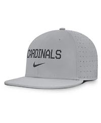 Nike Men's Gray St. Louis Cardinals True Performance Fitted Hat