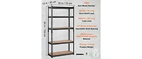 5 Tiers Metal Heavy-Duty Garage Storage Shelving Unit