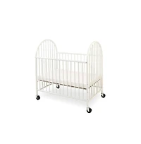 L.a. Baby Arched Metal Mini/Portable Crib