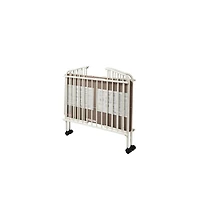 La Baby Mini/Portable/Compact Folding Crib, White