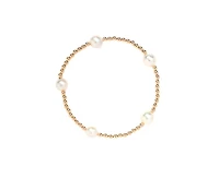 Gold Filled 3mm Bead Multi-Pearl Bracelet