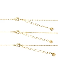 Unwritten Cubic Zirconia Strawberry Pendant Layered Necklace Set