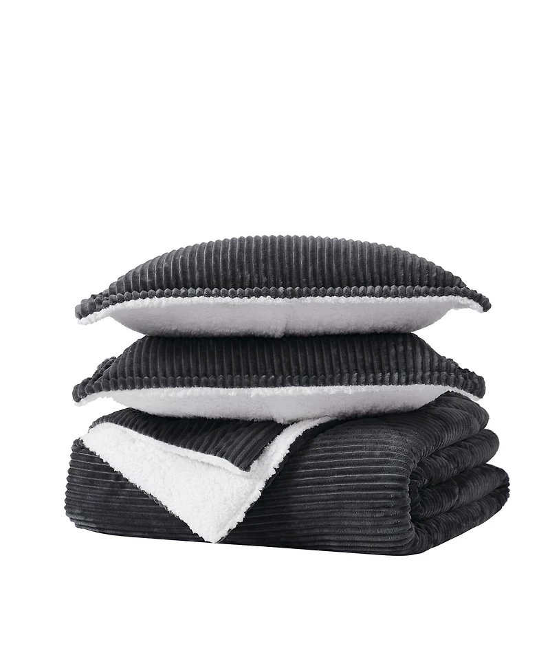 Brooklyn Loom Essential Corduroy 2-Pc. Comforter Set, Twin/Twin Xl