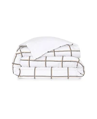 Closeout! Boss Home by Hugo Boss Check 2-Pc. Duvet Cover Set, Twin