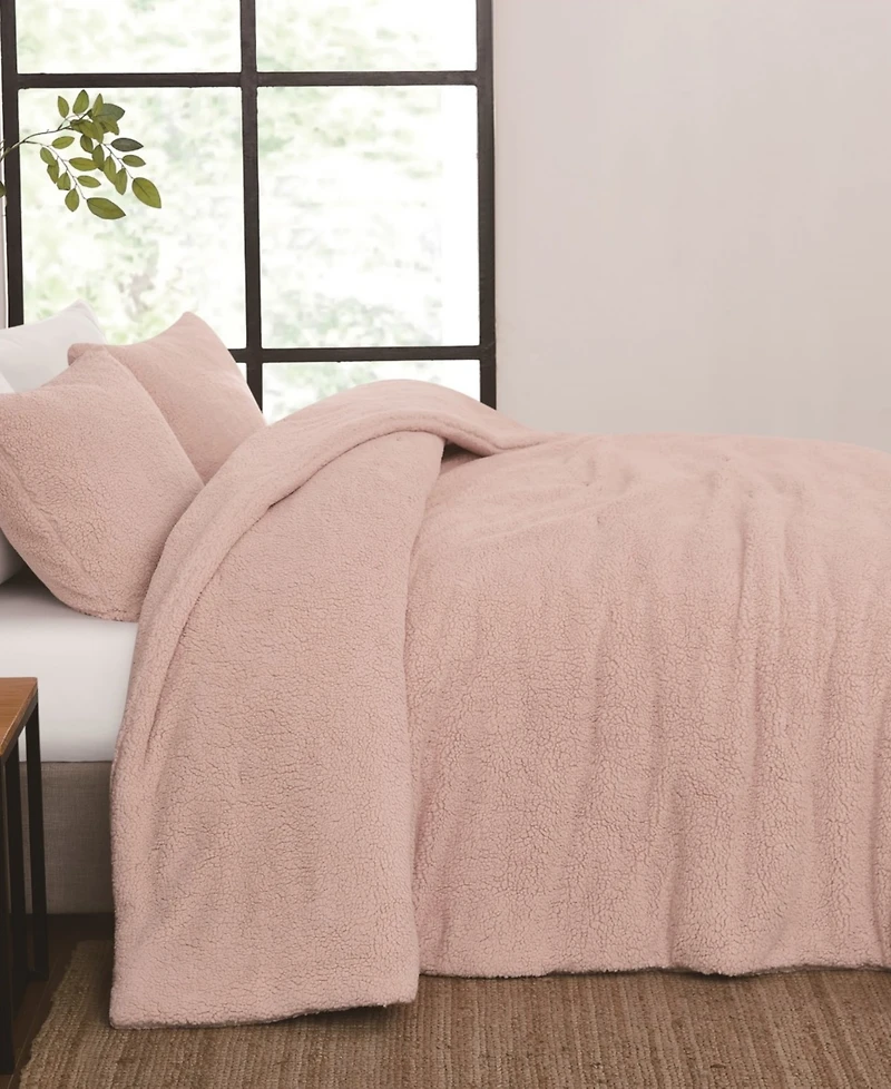Brooklyn Loom Oversized Marshmallow Sherpa 3-Pc. Comforter Set