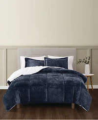 Truly Soft Basket Carved Softness 3-Pc. Comforter Set