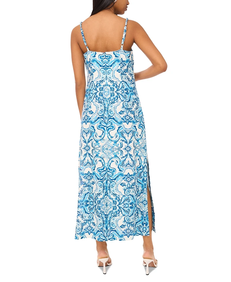 Parker Women's The Willa Beaded-Strap Paisley-Print Dress